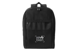 MOCHILA NET&TECH — de tela — personalizada con impresión de marca corporativa
