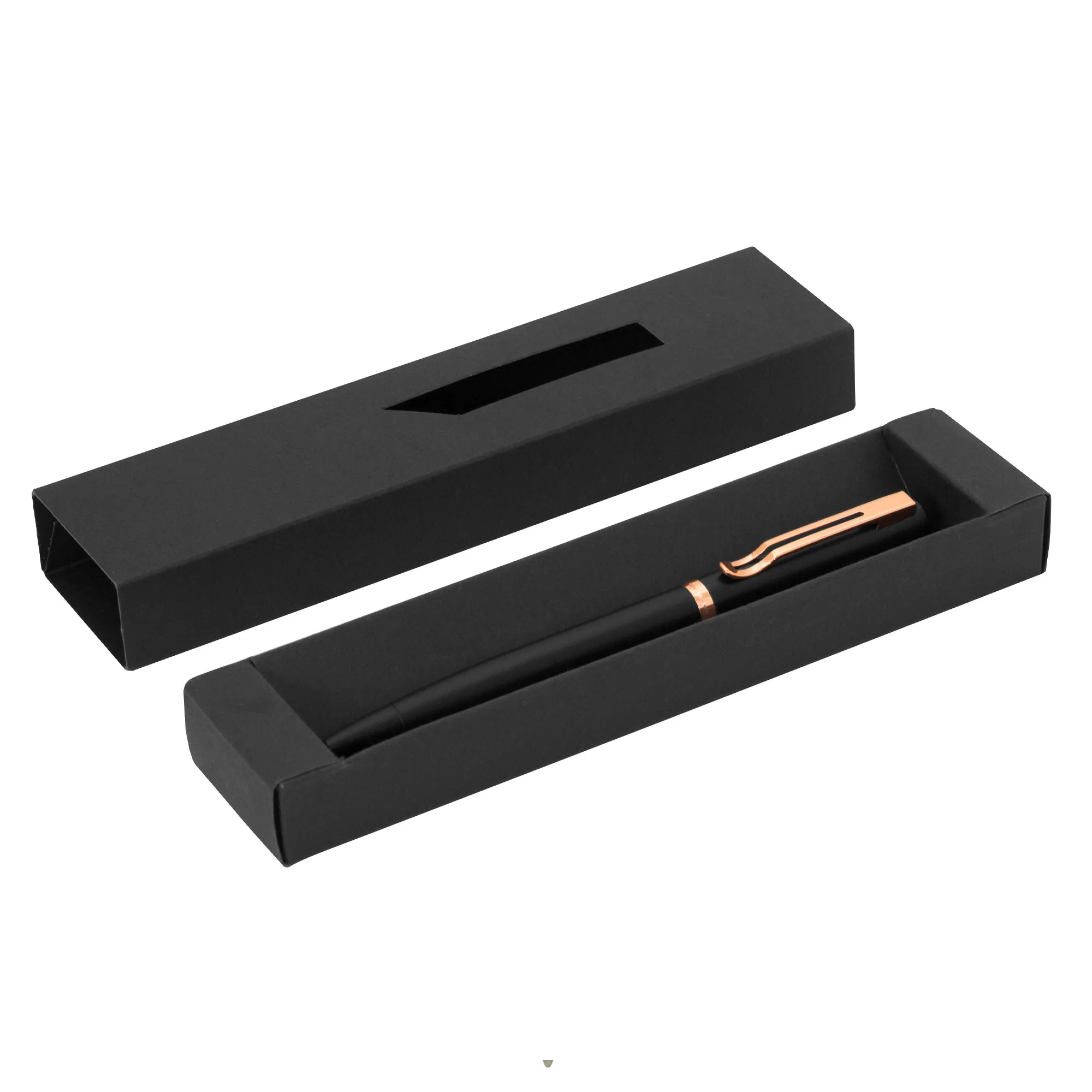 Bolígrafo TOP ROSE — vista lateral — para regalo empresarial con logo