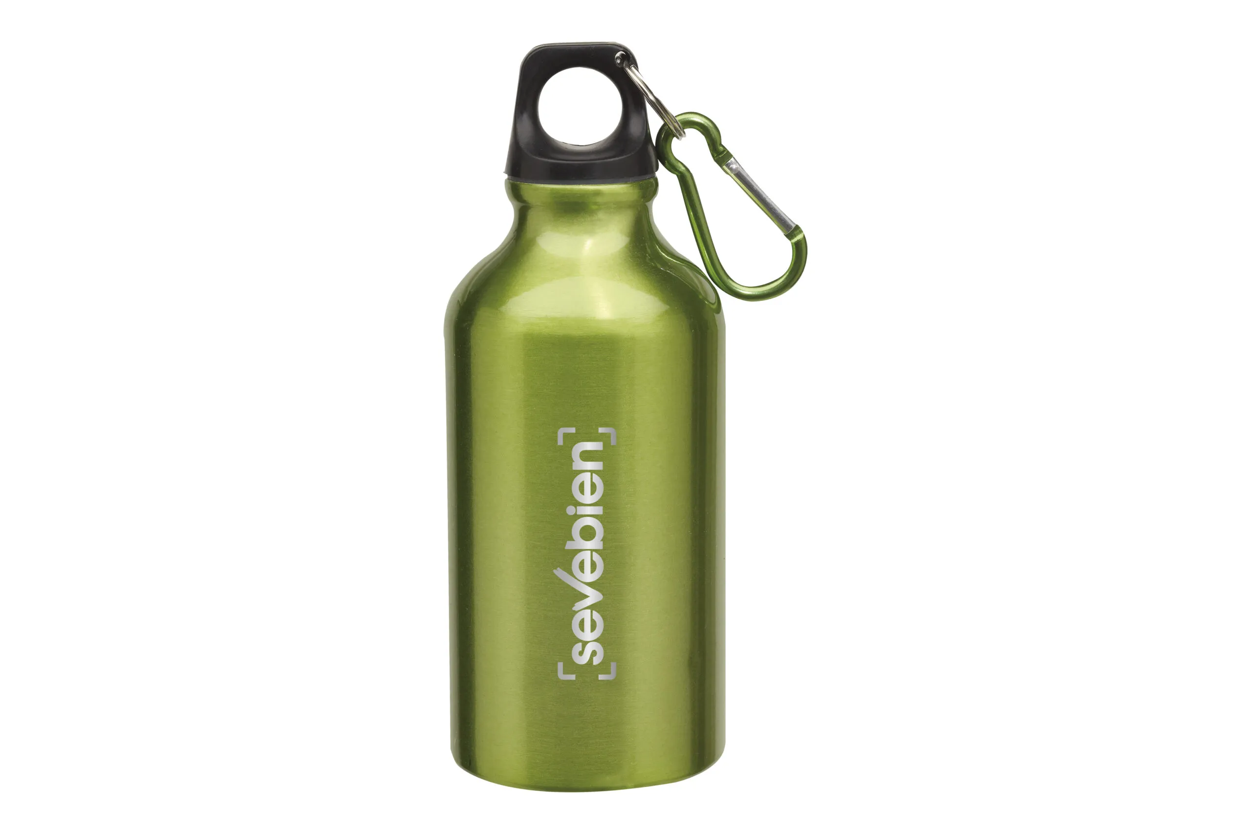 Botella ROY — de acero inoxidable — personalizada con impresión de marca corporativa
