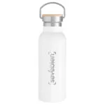 Botella térmica SASHA — de acero inoxidable — personalizada con impresión de marca corporativa