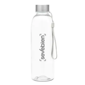 Botella Balada — de acero inoxidable — personalizada con impresión de marca corporativa