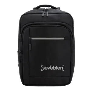 Mochila RECTA — de tela — personalizada con impresión de marca corporativa