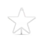LUZ NEÓN ESTRELLA — Producto de plástico — personalizado con impresión de marca corporativa