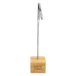 Memo clip de escritorio BAMBSTICK — Producto de plástico — personalizado con impresión de marca corporativa