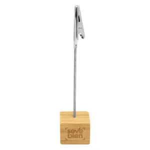 Memo clip de escritorio BAMBSTICK — Producto de plástico — personalizado con impresión de marca corporativa