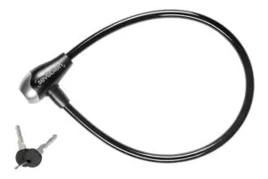 CANDADO PARA BICICLETA — Producto de plástico — personalizado con impresión de marca corporativa
