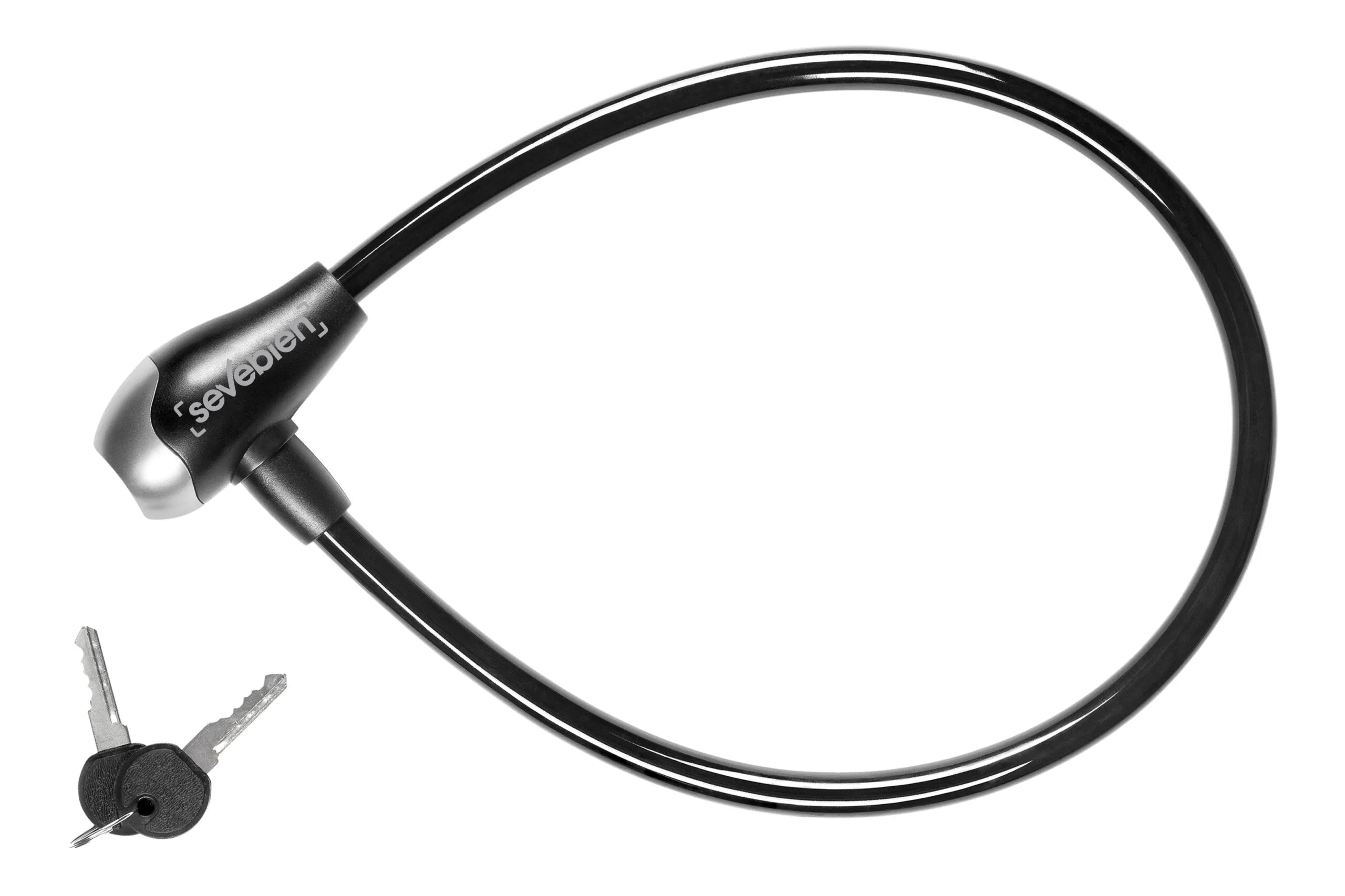 CANDADO PARA BICICLETA — Producto de plástico — personalizado con impresión de marca corporativa