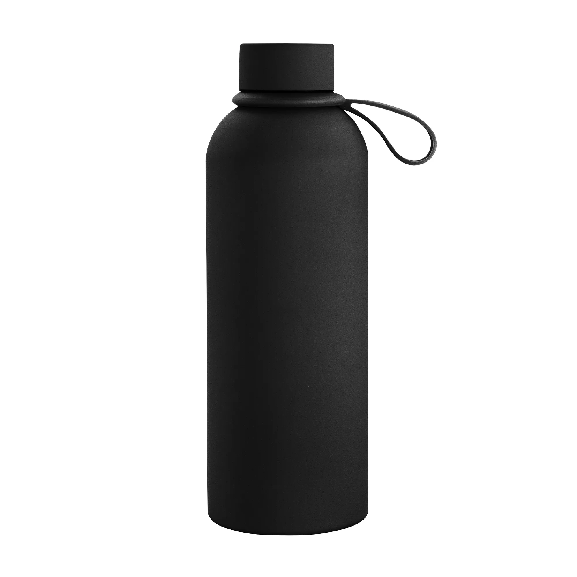 Botella térmica RUBBY — vista lateral — para regalo empresarial con logo