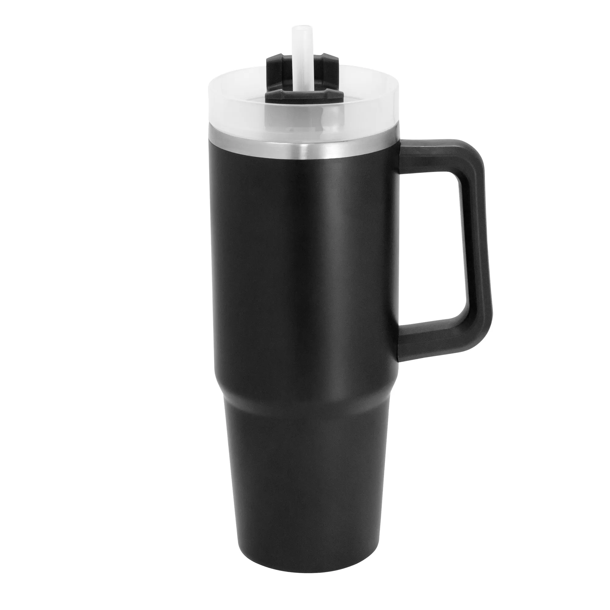 Mug térmico MAGNO — en uso — impresa con marca empresarial
