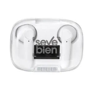 Auriculares Bluetooth Jackson — Producto de plástico — personalizado con impresión de marca corporativa