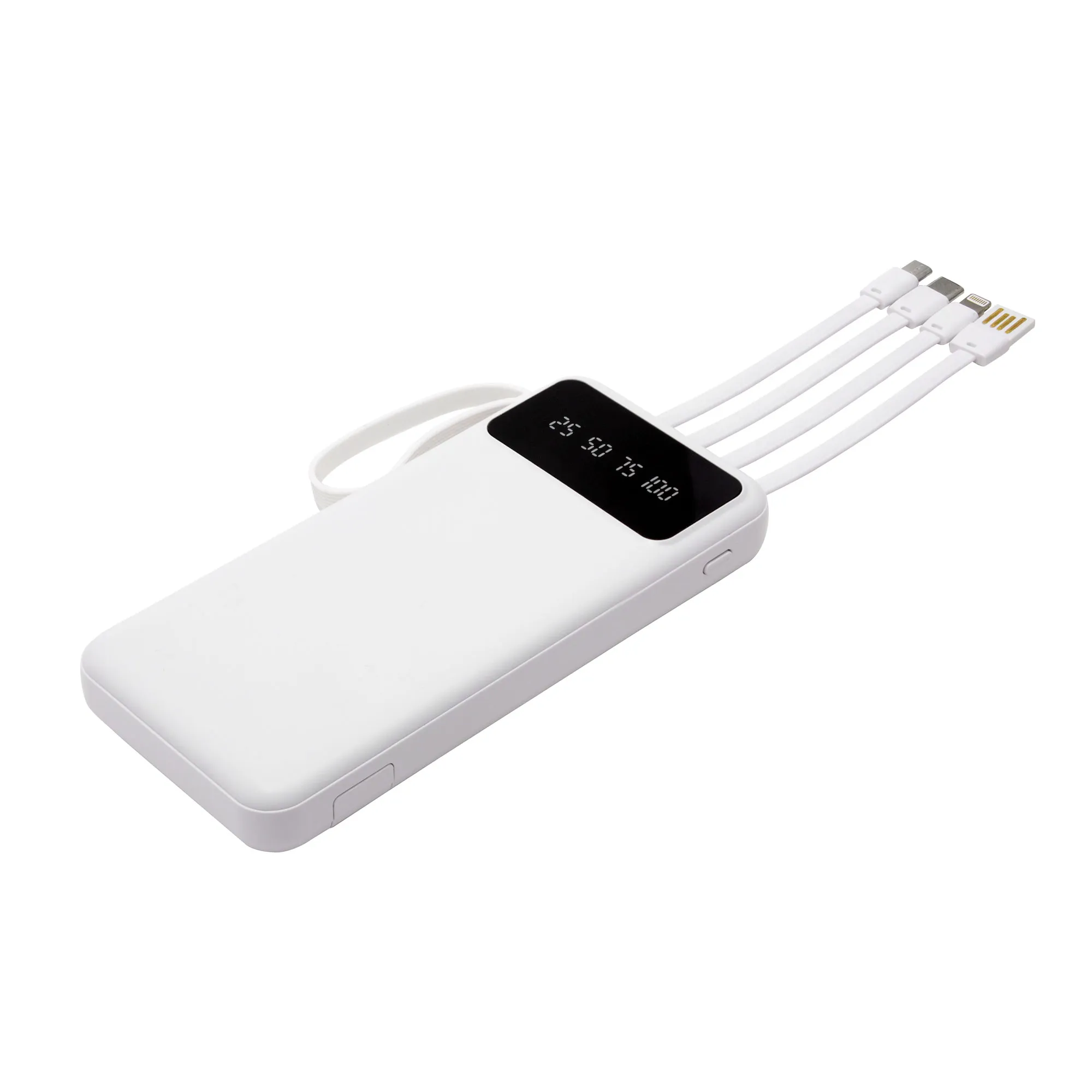 Powerbank Multipuerto Michigan — vista lateral — para regalo empresarial con logo