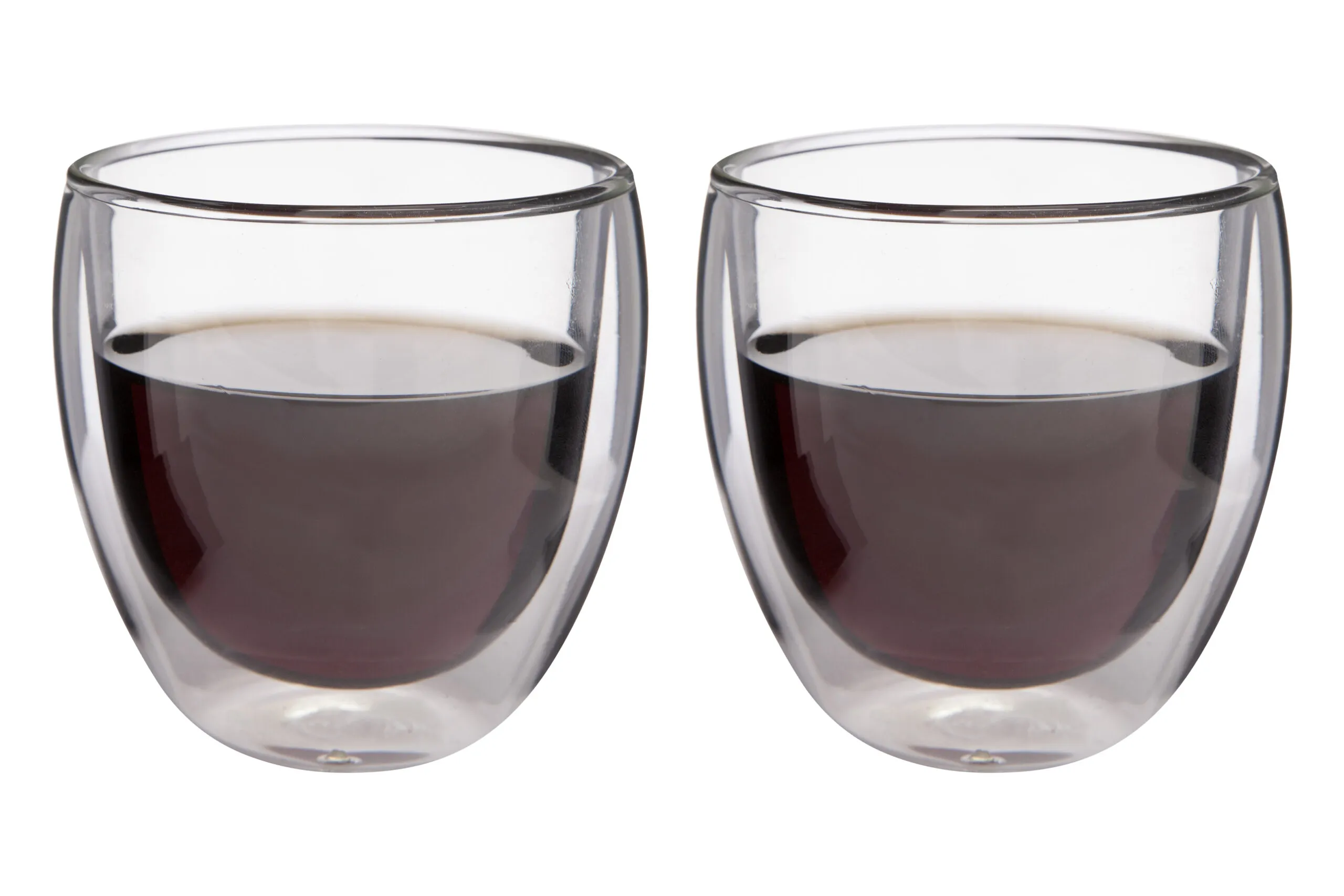 SET DE VASOS DE VIDRIO GLASGOW — vista lateral — para regalo empresarial con logo