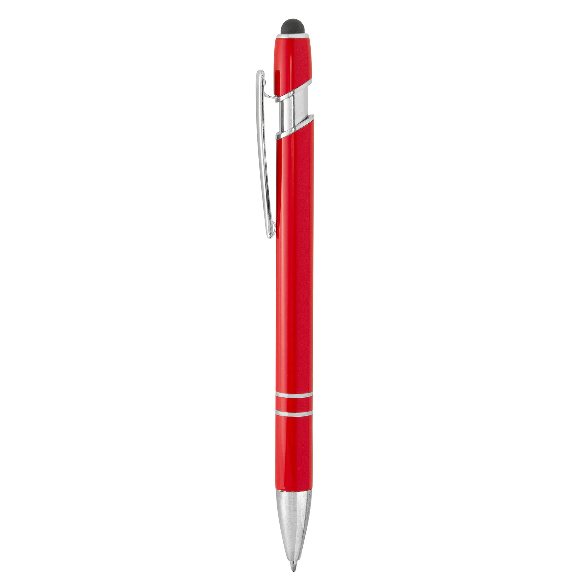 bolígrafo touch GLOSSY — vista superior — con logo para obsequio corporativo
