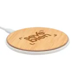 Cargador Inalambrico Compact — Dispositivo electrónico de plástico — personalizado con impresión de marca corporativa