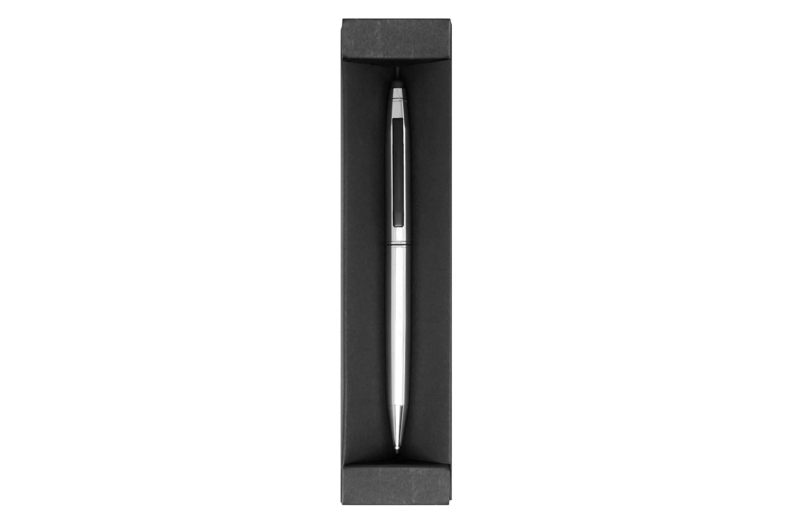 BOLIGRAFO TOUCH MIKONOS — vista lateral — para regalo empresarial con logo