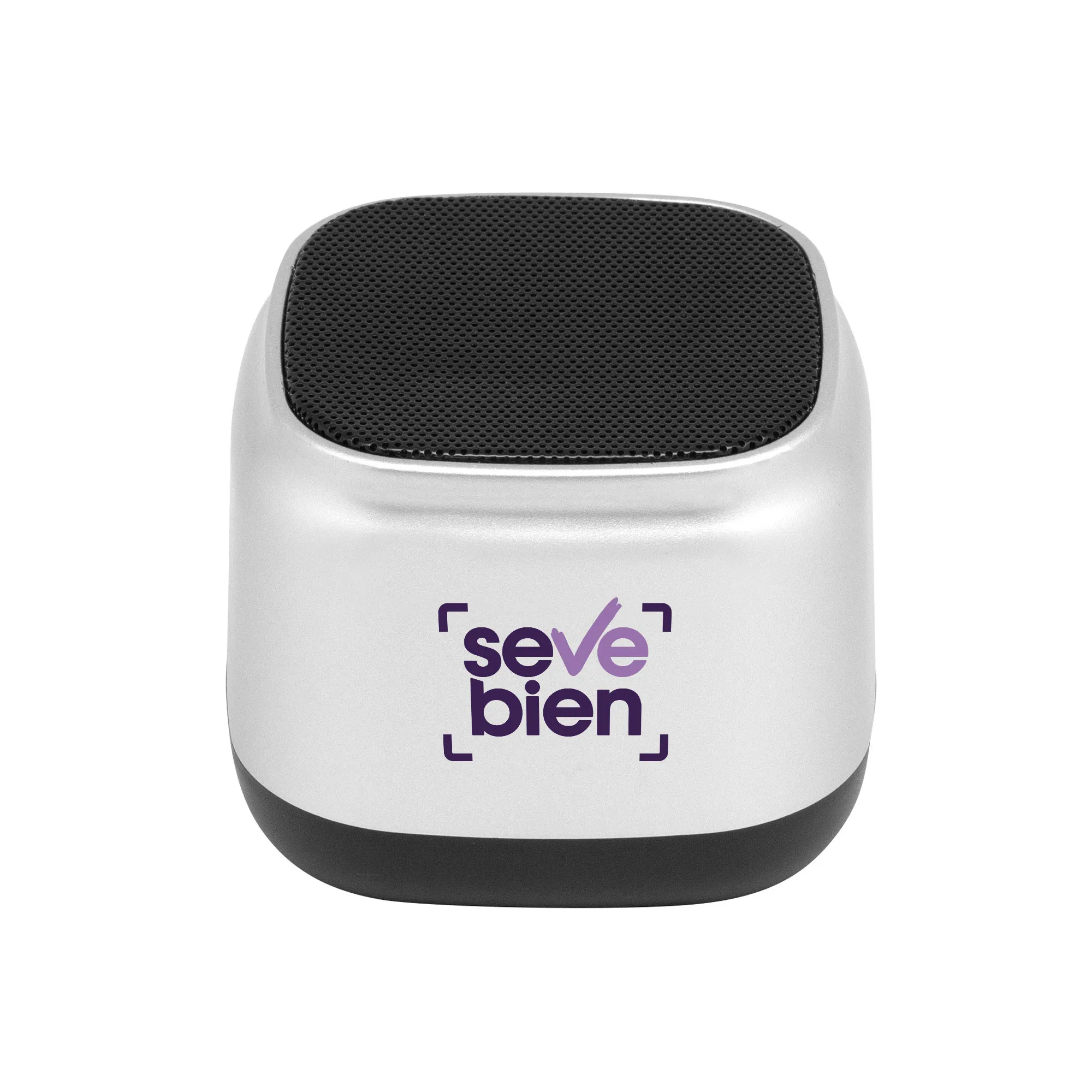 Parlante bluetooth SURROUND — de plástico — personalizado con impresión de marca corporativa