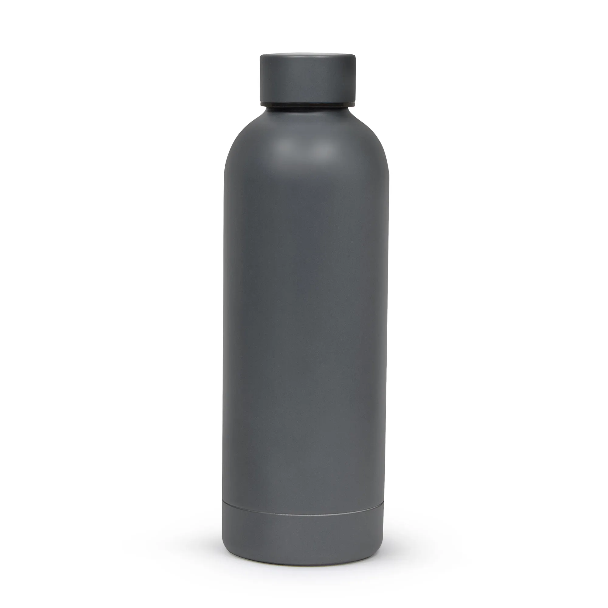 BOTELLA TÉRMICA INOX — vista superior — con logo para obsequio corporativo