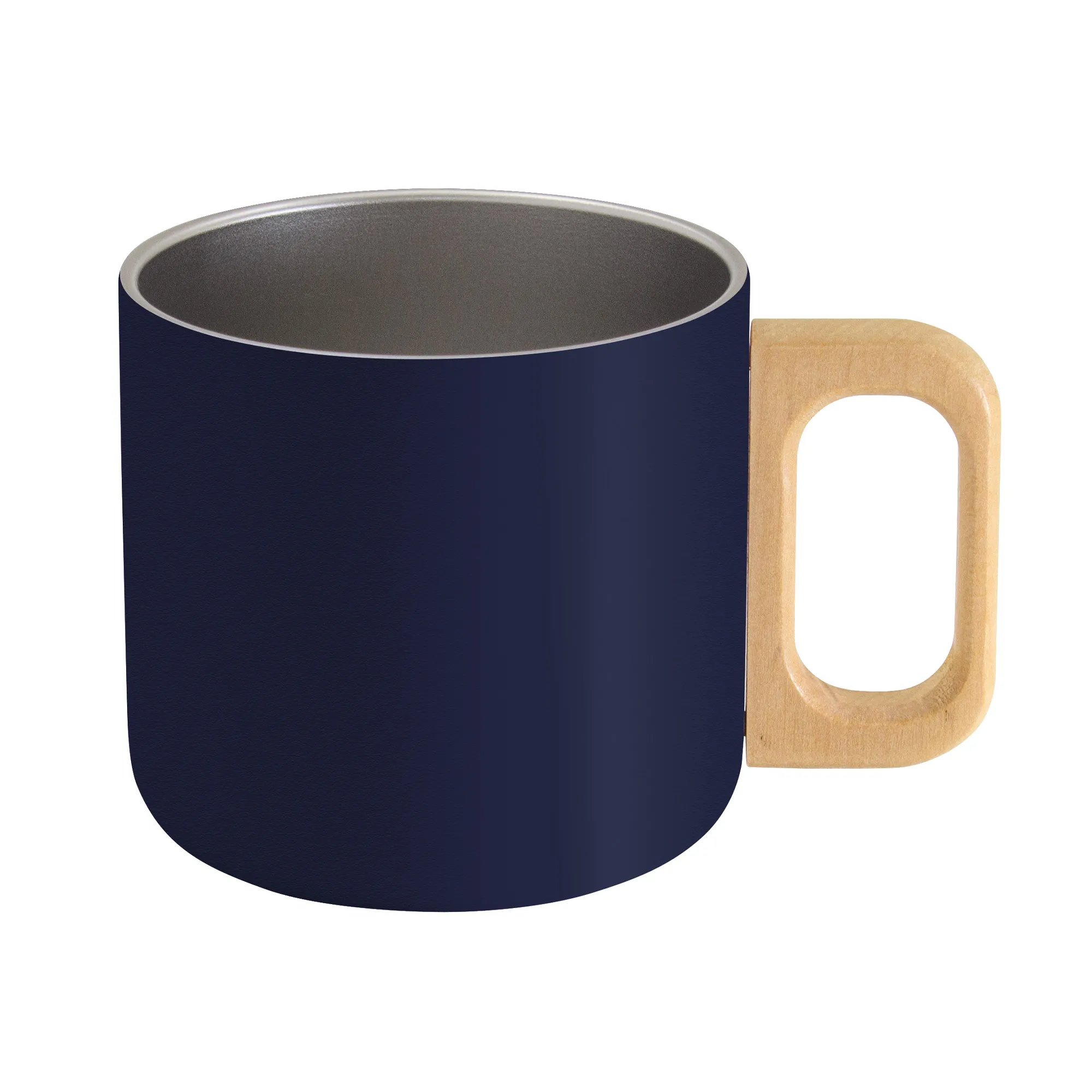 Taza TIMBER — vista lateral — para regalo empresarial con logo