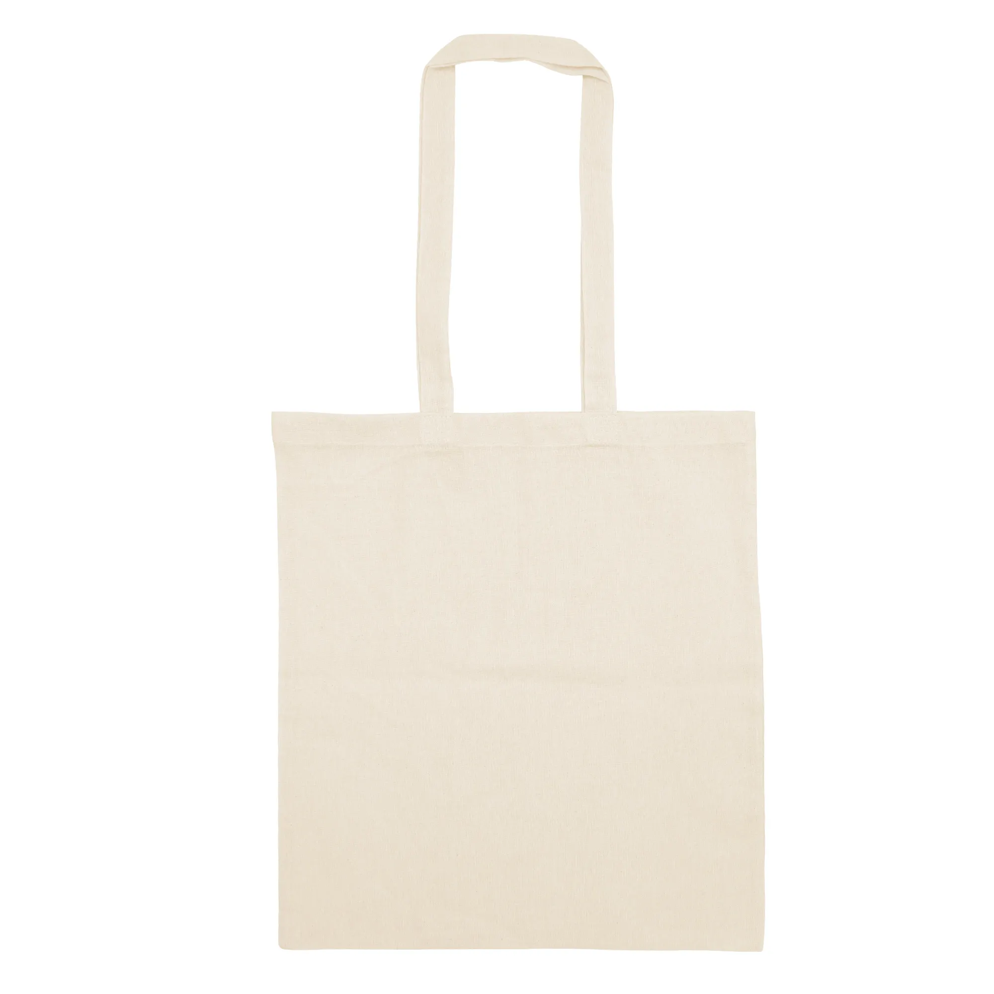 Bolsa de algodón COTI — vista lateral — para regalo empresarial con logo