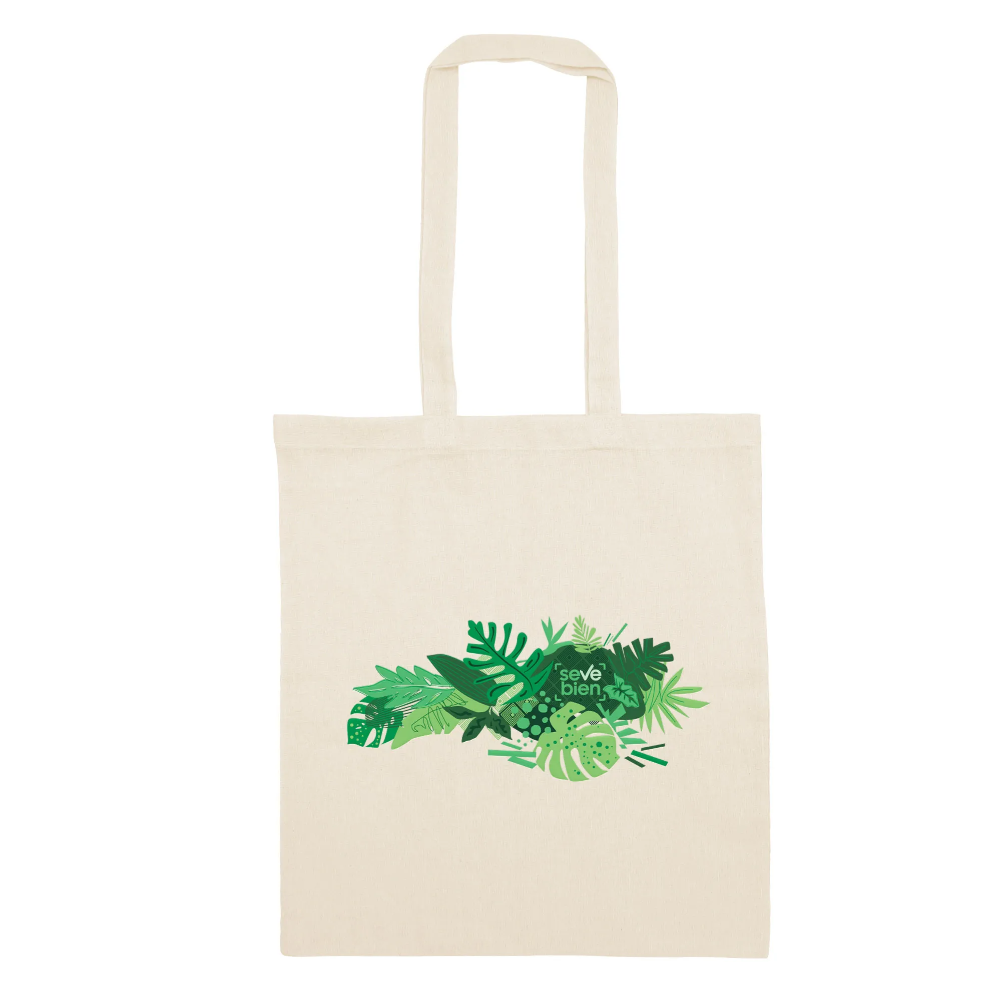 Bolsa de algodón COTI — Producto de plástico — personalizado con impresión de marca corporativa