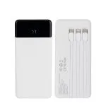 Power-Bank Deluxe 10.000 mAh — Producto de plástico — personalizado con impresión de marca corporativa