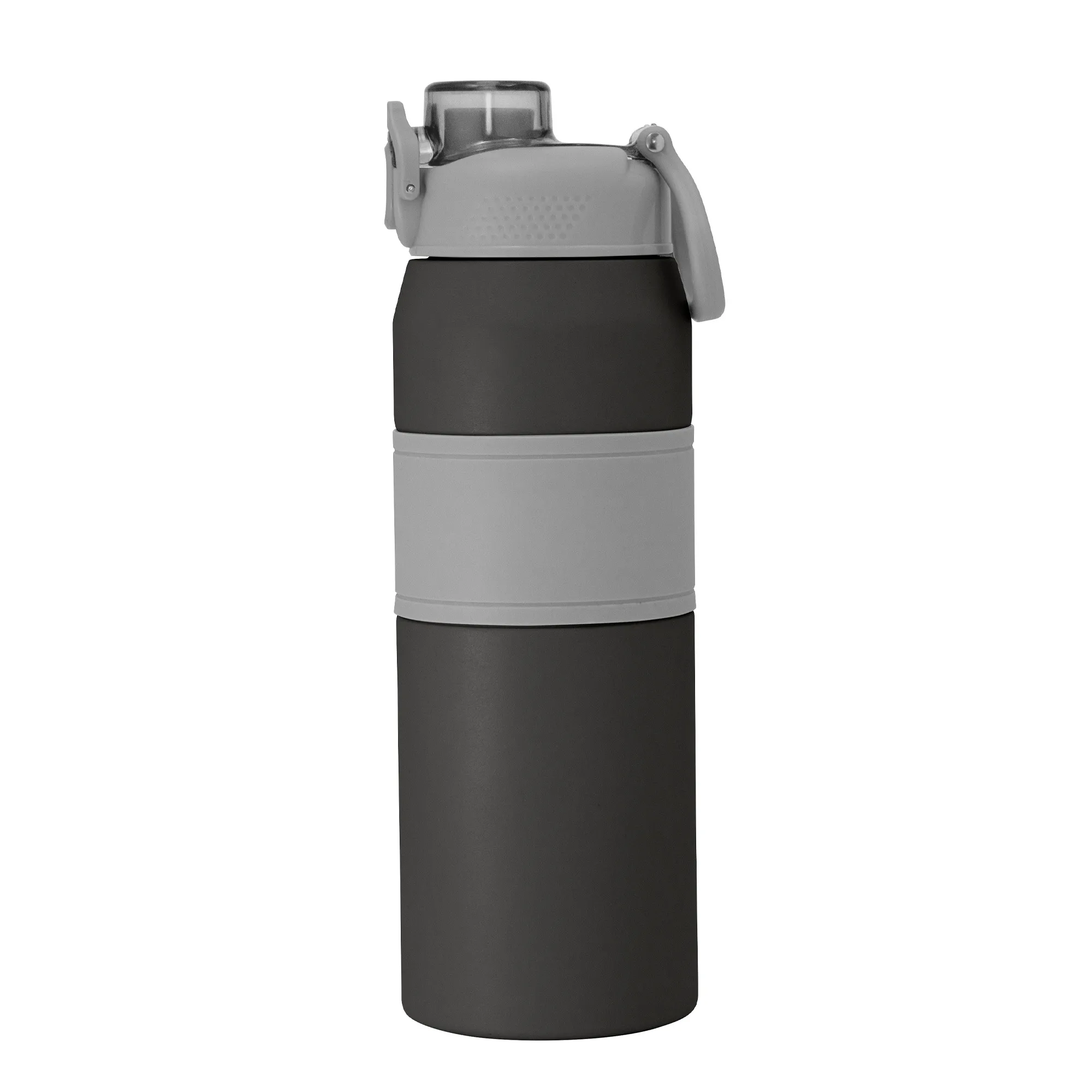 Botella térmica PUSH — vista lateral — para regalo empresarial con logo