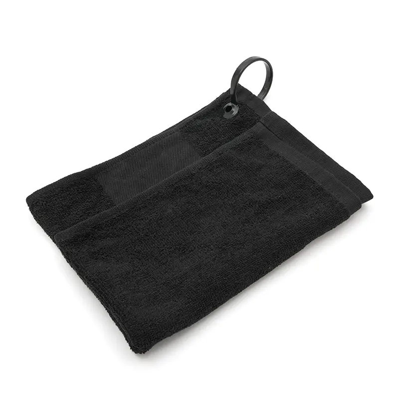 Toalla de Golf Caddy — vista lateral — para regalo empresarial con logo