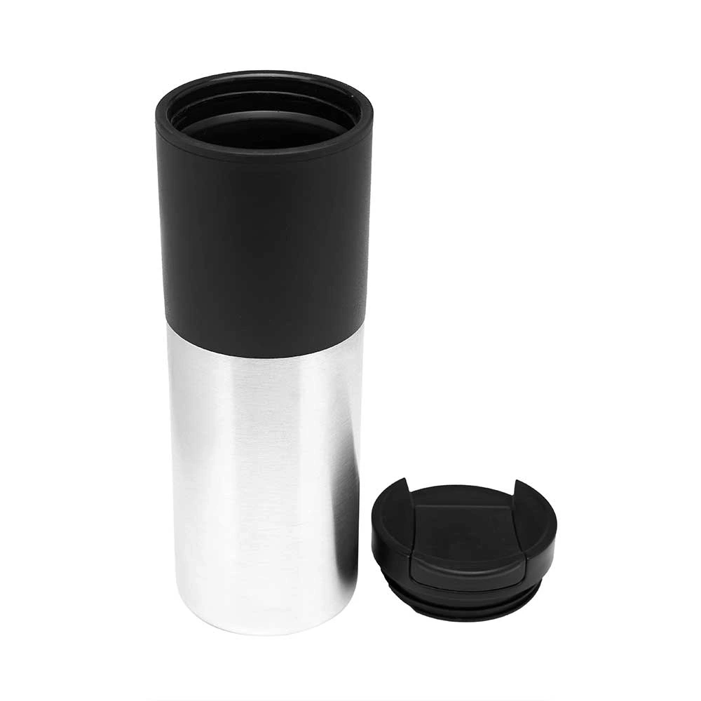 Mug Road — vista superior — con logo para obsequio corporativo