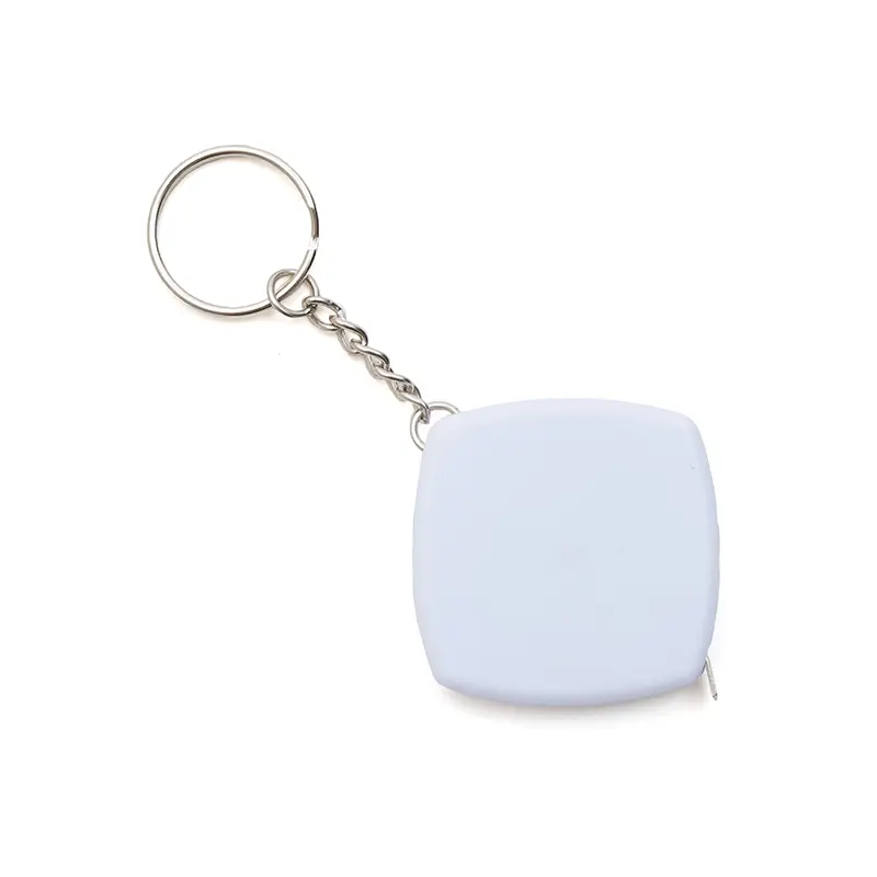 Cinta Métrica Flat — vista lateral — para regalo empresarial con logo