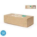 Caja Large — de cartón — personalizada con impresión de marca corporativa