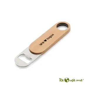 Destapador Ohe — Producto de plástico — personalizado con impresión de marca corporativa