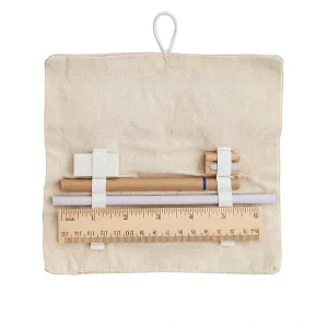 Pencil Case Reuseme — vista superior — con logo para obsequio corporativo