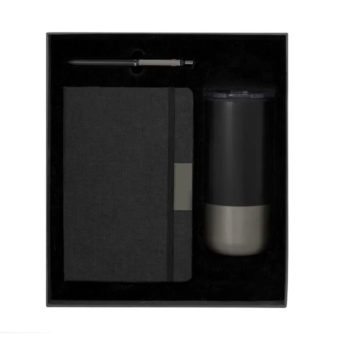 Set Ejecutivo Moon Box — vista lateral — para regalo empresarial con logo