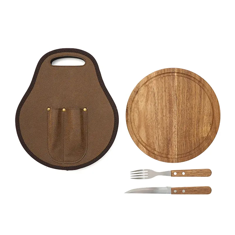 Set de Asado Estribo — vista detalle — para campaña empresarial con tu logo