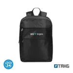 Mochila Smith — de tela — personalizada con impresión de marca corporativa