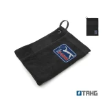 Toalla de Golf Caddy — de tela — personalizada con impresión de marca corporativa