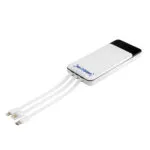 Power Bank Multipuerto atlanta — de plástico — personalizado con impresión de marca corporativa