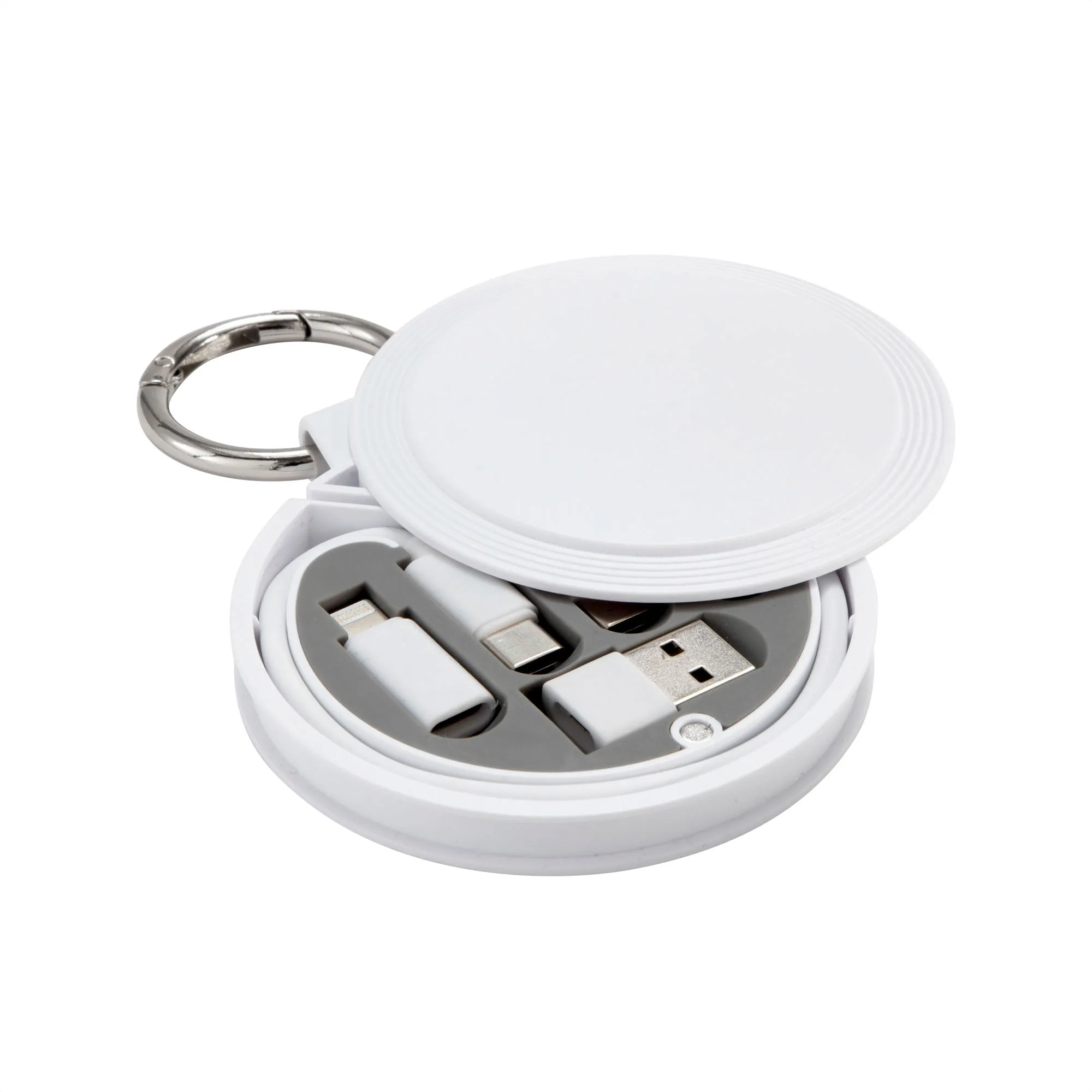 Cable De Carga nexo — vista lateral — para regalo empresarial con logo
