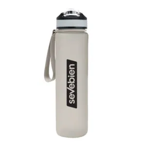 Botella Deportiva Motivacional nadal — de acero inoxidable — personalizada con impresión de marca corporativa