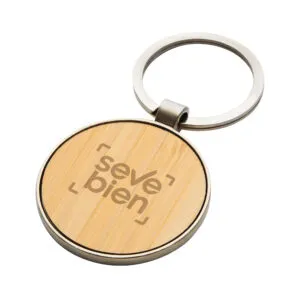 Llavero kicer — de acero inoxidable — personalizado con impresión de marca corporativa