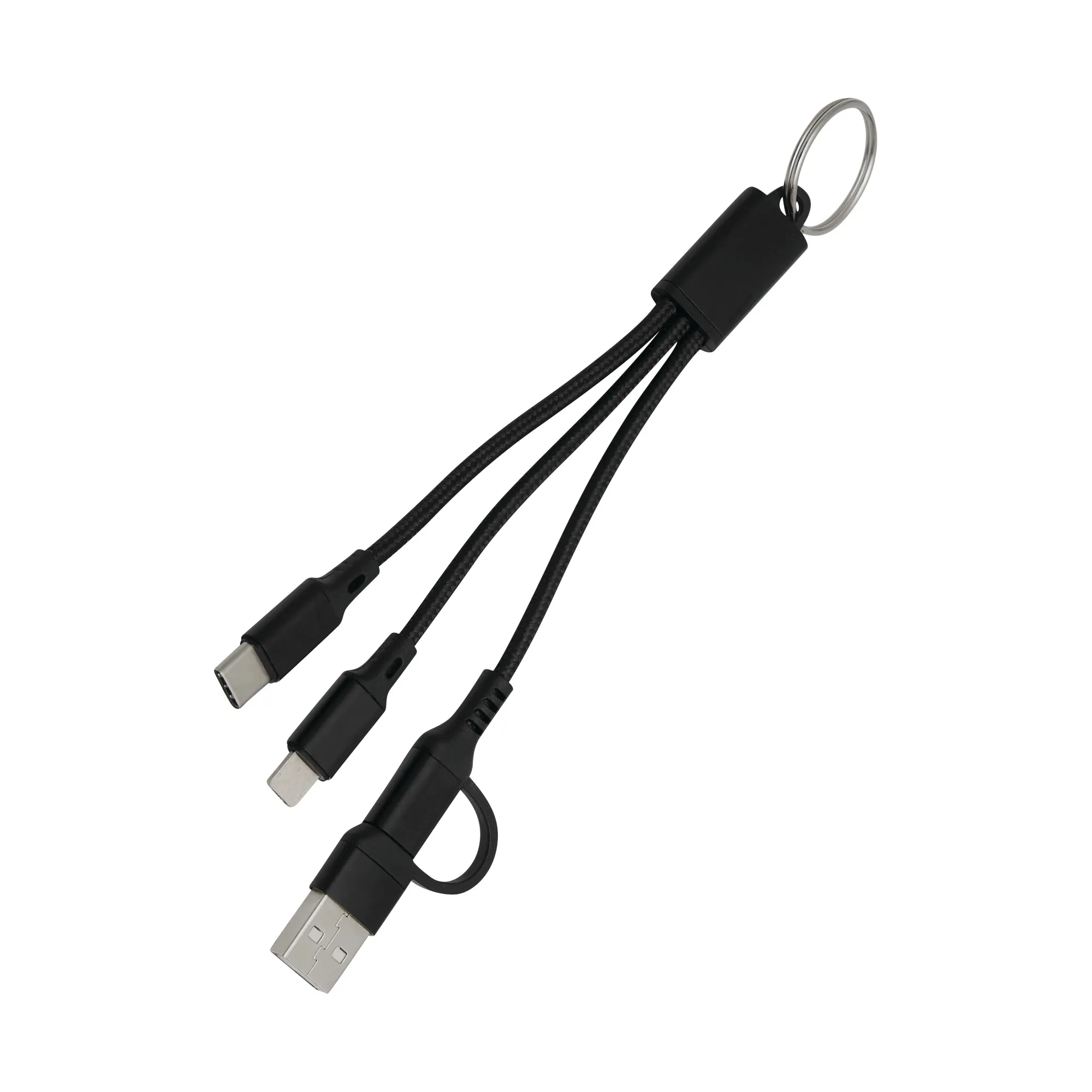 Cable De Carga unikey — vista lateral — para regalo empresarial con logo