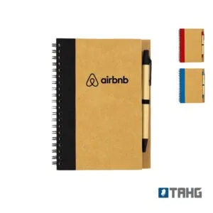 Anotador Spiral — Producto de plástico — personalizado con impresión de marca corporativa