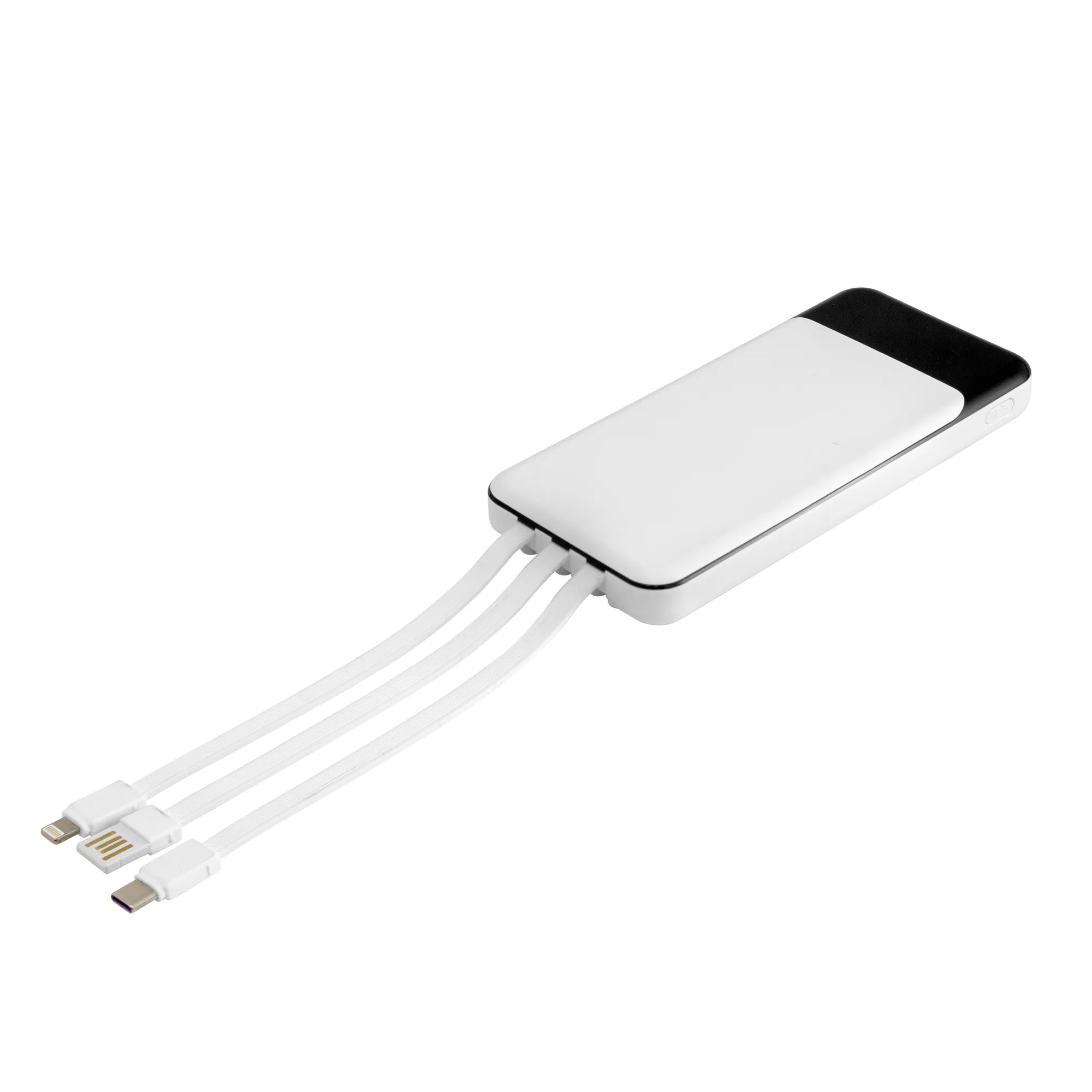 Power Bank Multipuerto atlanta — vista lateral — para regalo empresarial con logo