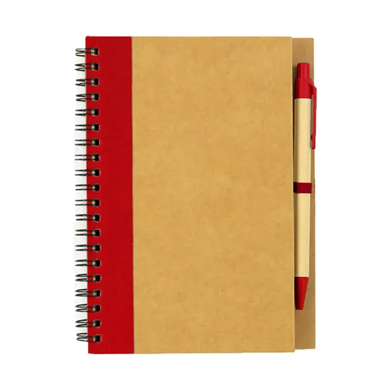 Anotador Spiral — vista lateral — para regalo empresarial con logo