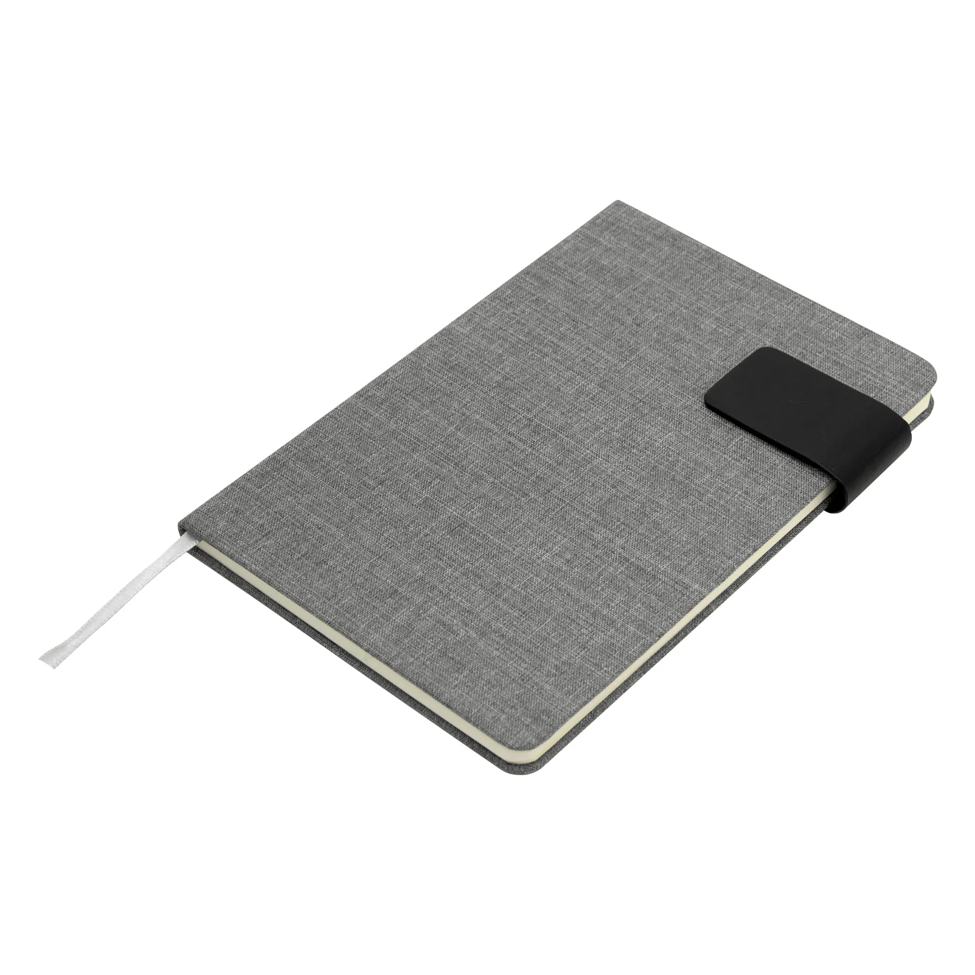 Libreta tik — vista lateral — para regalo empresarial con logo