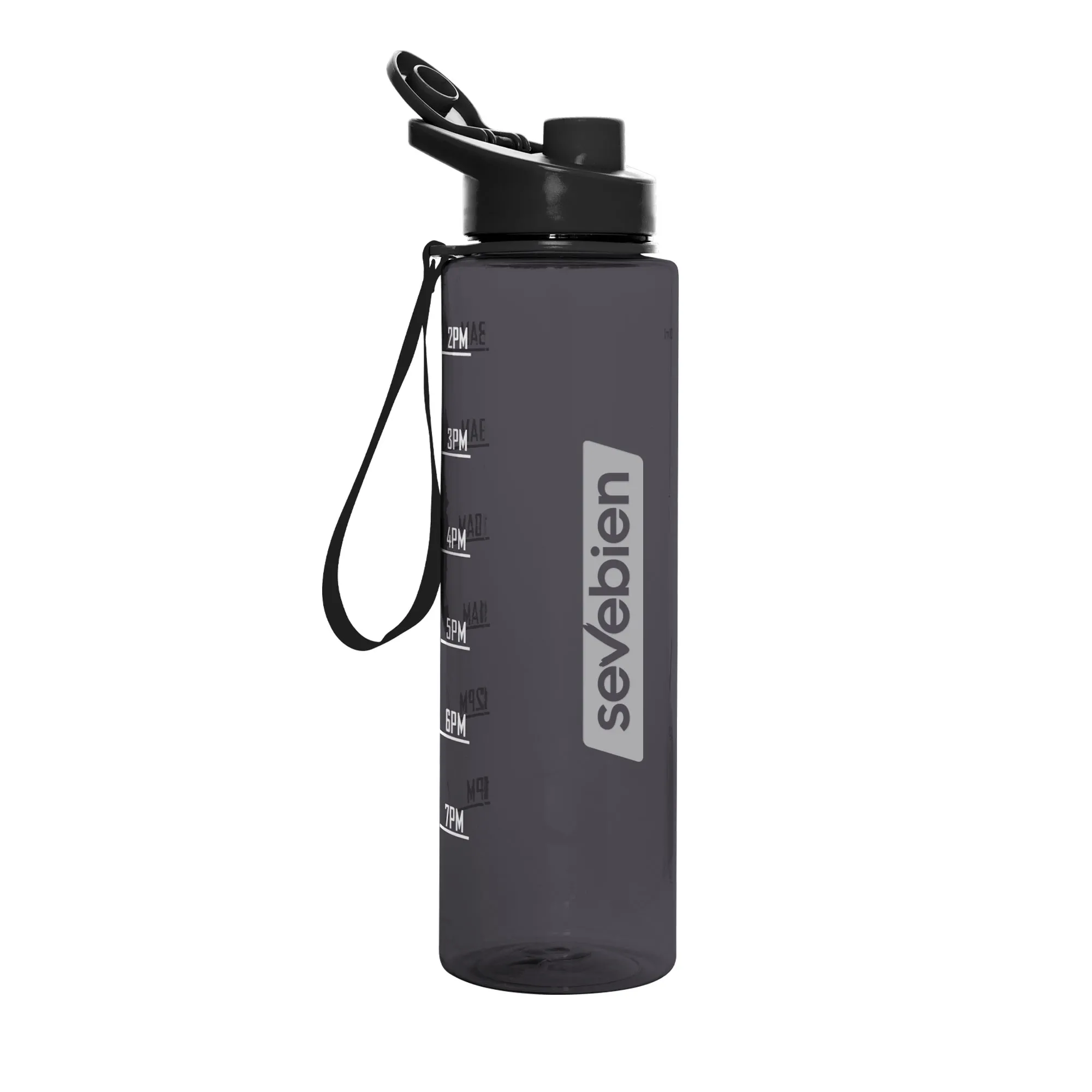Botella Deportiva Motivacional borg — de acero inoxidable — personalizada con impresión de marca corporativa