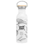 Botella armin Ii — de acero inoxidable — personalizada con impresión de marca corporativa