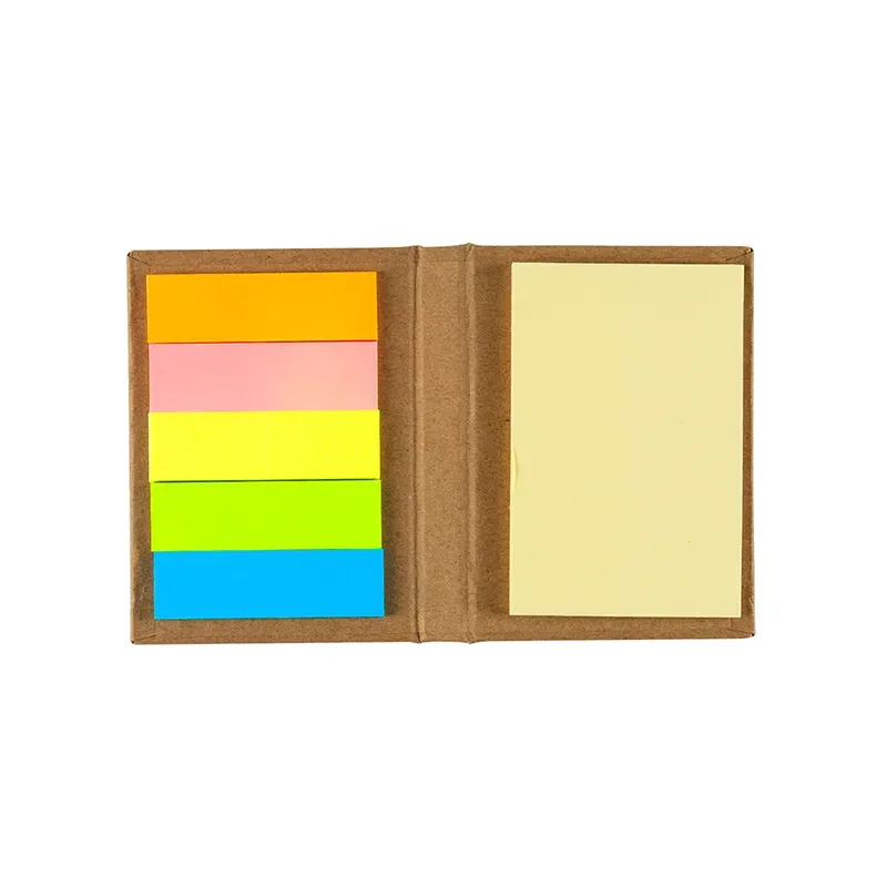 Set Memo Fold — vista lateral — para regalo empresarial con logo