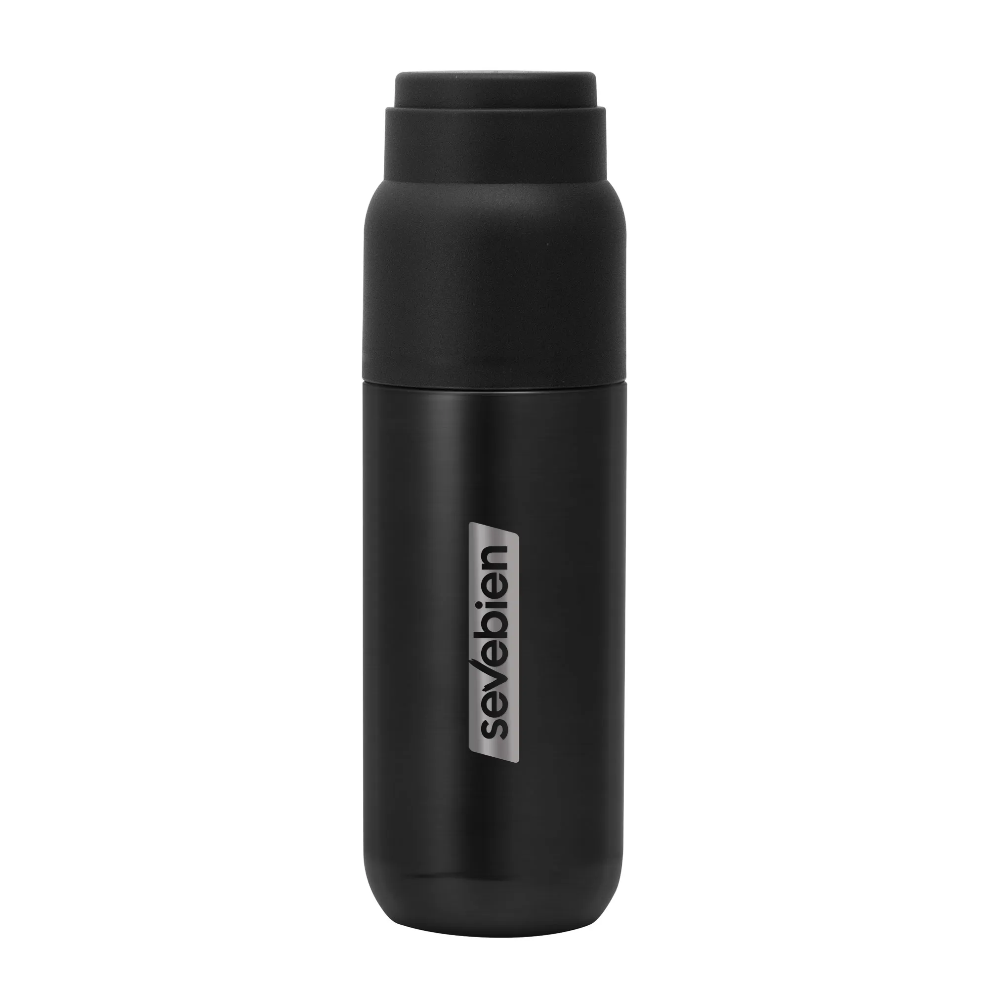 Termo capter — Botella de acero inoxidable — personalizada con impresión de marca corporativa