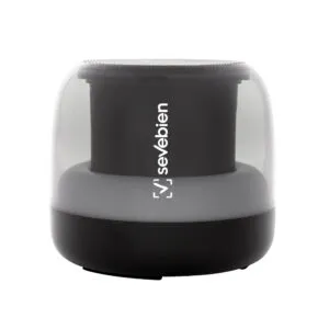 Parlante Bluetooth fonola — de plástico — personalizado con impresión de marca corporativa